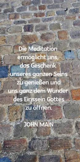 Meditation und Sein